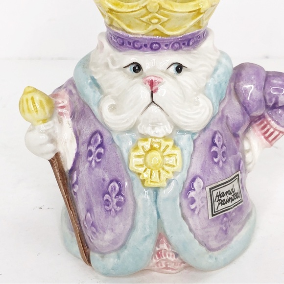 Fitz & Floyd kittens of Knightsbridge gentleman, caller vintage, planta, 1988 - Picture 6 of 11